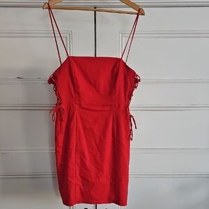 Zara Vibrant Red Mini Dress